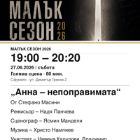 Плакат: „Анна – непоправимата“ #МалъкСезон