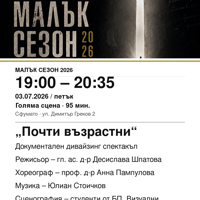 Плакат: „Почти възрастни“ #МалъкСезон