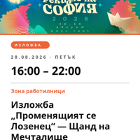 Плакат: Изложба „Променящият се Лозенец“ — Щанд на Мечталище