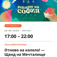 Плакат: Отново на колело! — Щанд на Мечталище