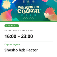 Плакат: Shosho b2b Factor