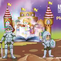 Плакат: Рицарски истории с вълшебния квартет