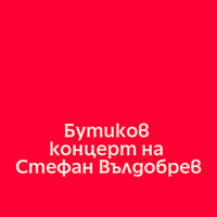 Плакат: Бутиков концерт на Стефан Вълдобрев