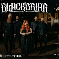 Плакат: Blackbriar Live @ Vidas Art Arena, 26.09.2026