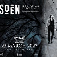 Плакат: SOEN @ Vidas Art Arena, 25.03.2027