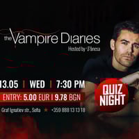 Плакат: THE VAMPIRE DIARIES - QUIZ NIGHT