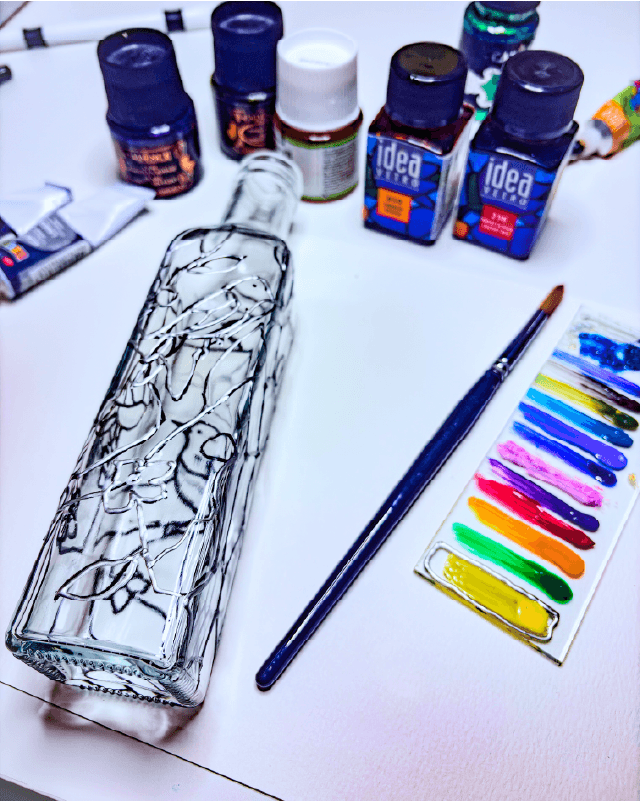 Плакат: Glowing glass