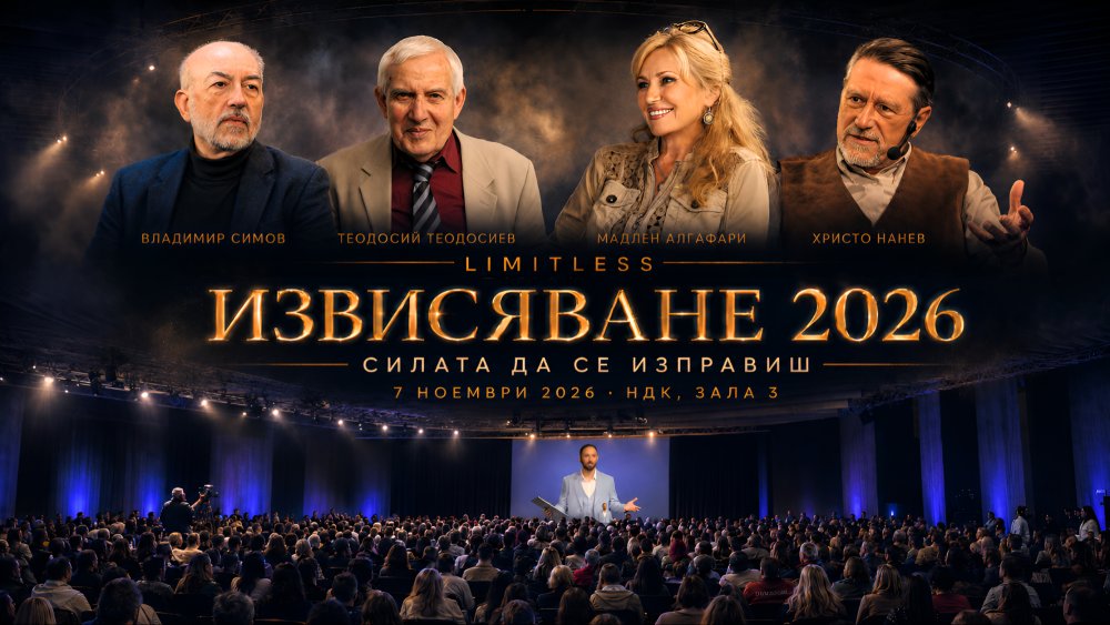Плакат: ИЗВИСЯВАНЕ 2026: СИЛАТА ДА СЕ ИЗПРАВИШ