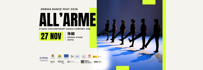Плакат: ALL’ARME | Derida Dance Fest 2026