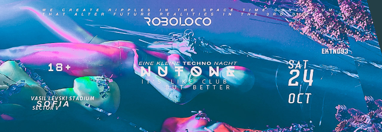 Плакат: ROBOLOCO :: NUTONE :: EINE KLEINE TECHNO ANCHT
