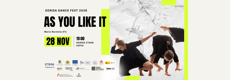 Плакат: As You Like It | Derida Dance Fest 2026
