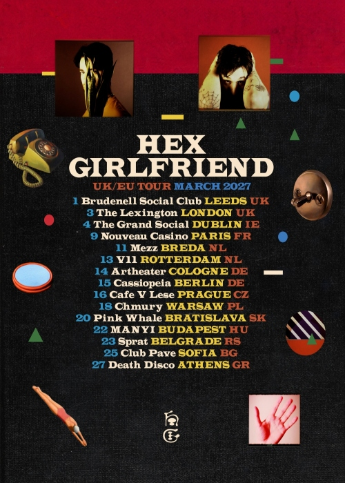 Плакат: Hex Girlfriend (UK) live at Club Pave