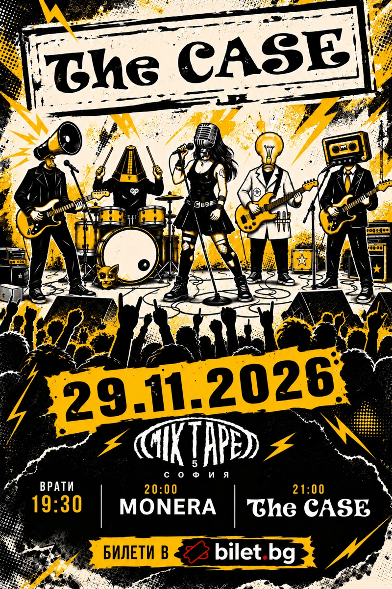 Плакат: The CASE Live @ Mixtape 5