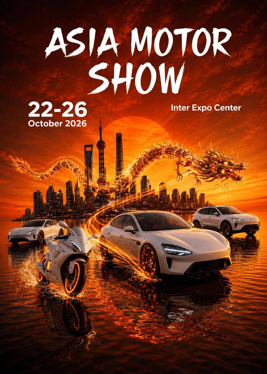 Плакат: Asia Motor Show 2026