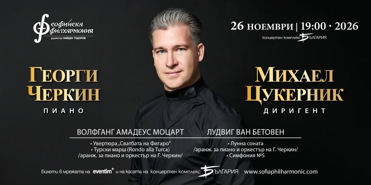 Плакат: Георги Черкин и Михаел Цукерник