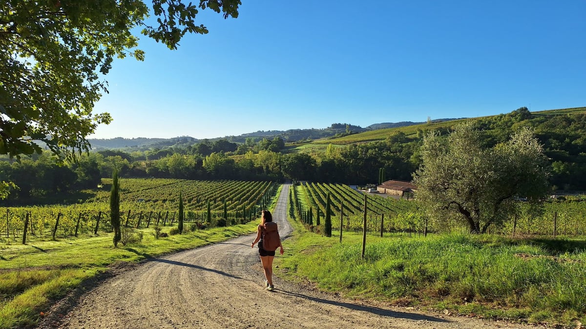 Плакат: Via Francigena – 400km oт Пиза до Рим