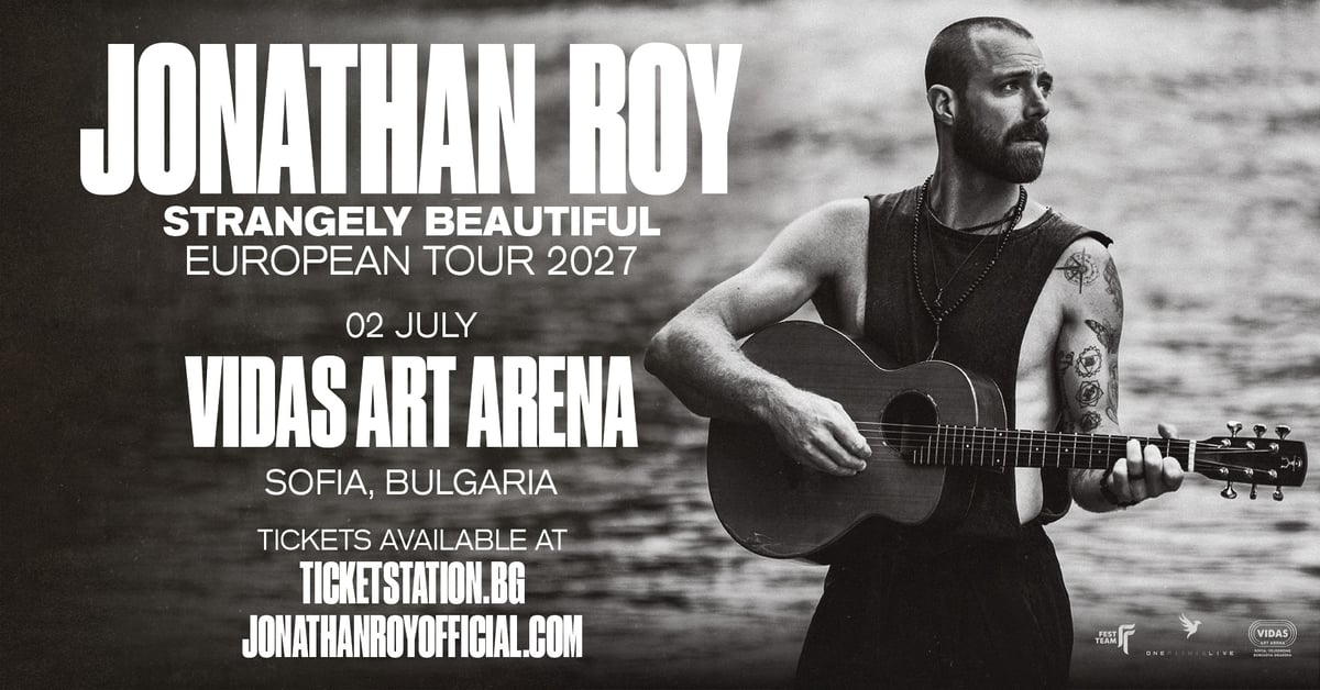 Плакат: Jonathan Roy @ Vidas Art Arena, 02.07.2027