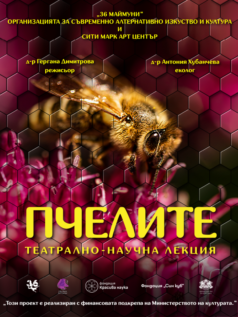 Плакат: ПЧЕЛИТЕ | НАУЧЕН ТЕАТЪР