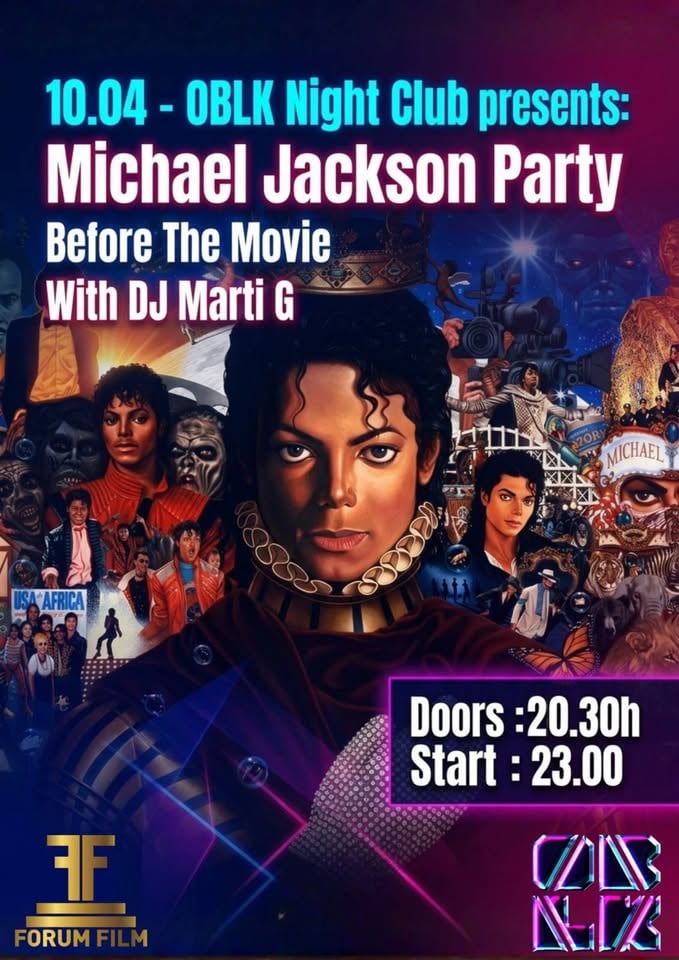 Плакат: Michael Jackson Party @ OBLK