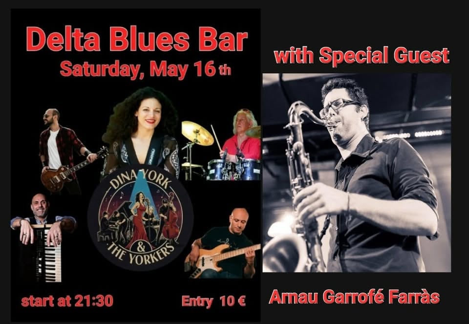Плакат: Dina York & The Yorkers at Delta Blues Bar