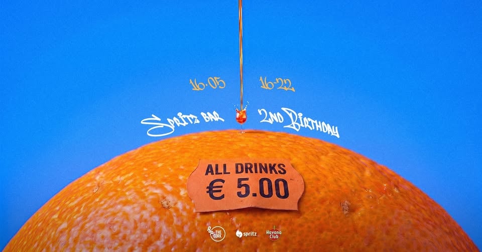 Плакат: Spritz Bar става на 2 години | 16.05