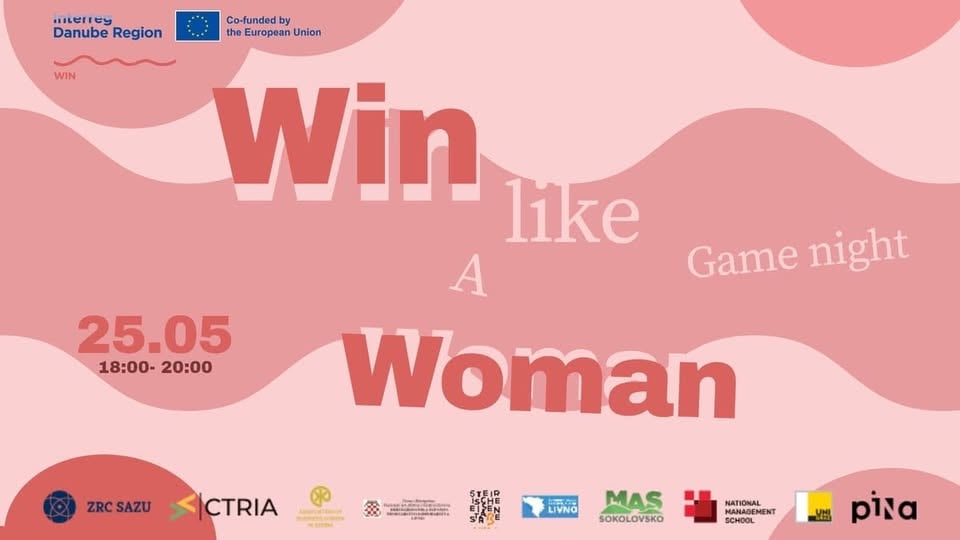 Плакат: WIN like a Woman