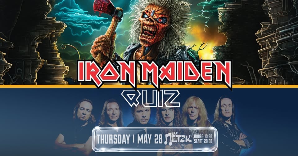 Плакат: IRON MAIDEN QUIZ - Бар Петък - 28.05.2026