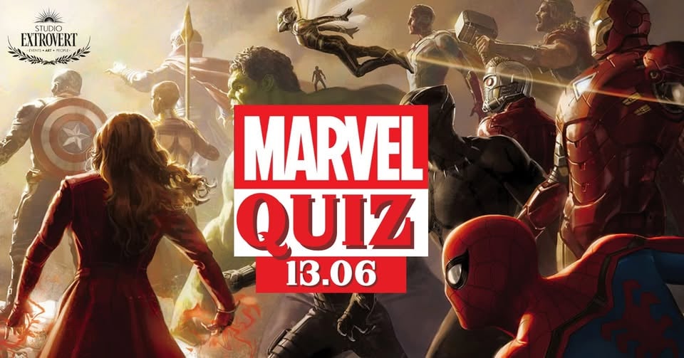 Плакат: MARVEL quiz night | Quizvengers assemble!