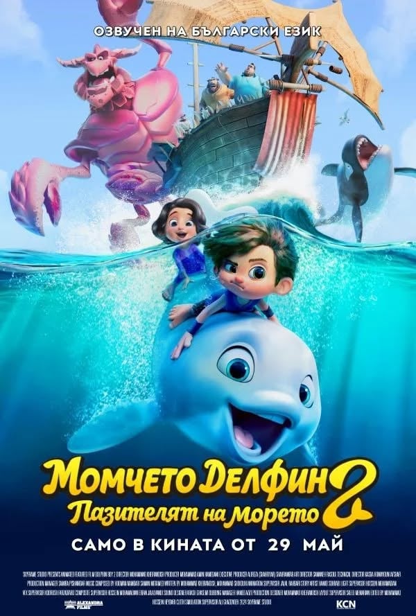 Плакат: МОМЧЕТО ДЕЛФИН 2: ПАЗИТЕЛЯТ НА МОРЕТО