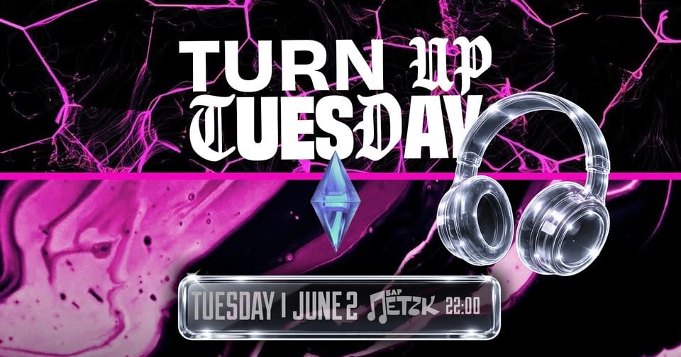Плакат: TURN UP TUESDAY - Бар Петък - 02.06.2026