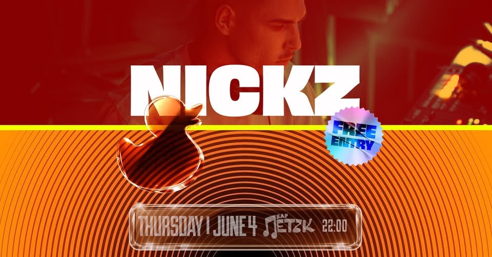 Плакат: NICKZ - Бар Петък - 04.06.2026