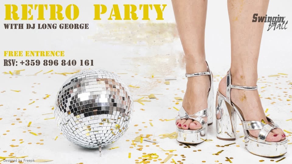 Плакат: RETRO PARTY at Swingin' Hall