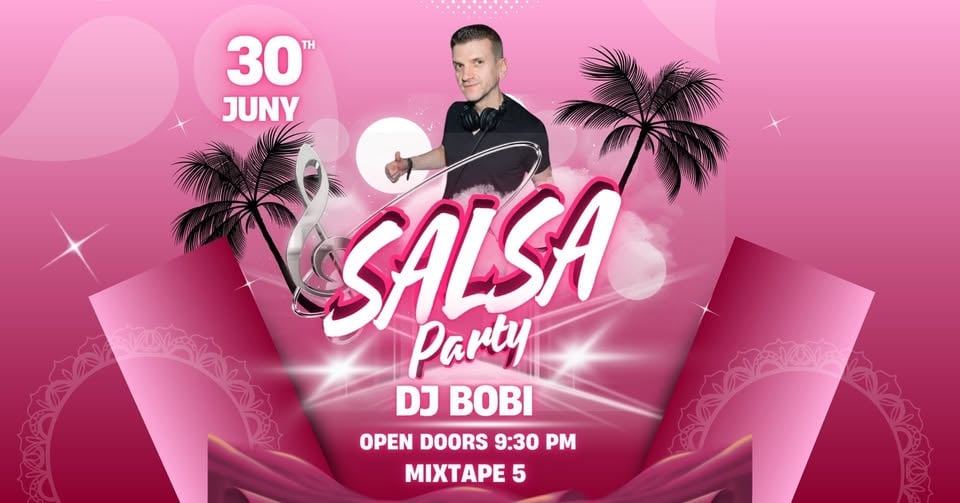 Плакат: Time Out Salsa night & DJ BOBI at *mixtape5* | 30.06 | 21:30