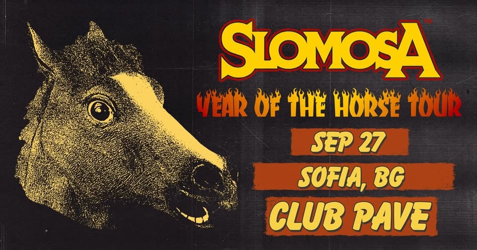 Плакат: Slomosa (NOR) live at Club Pave