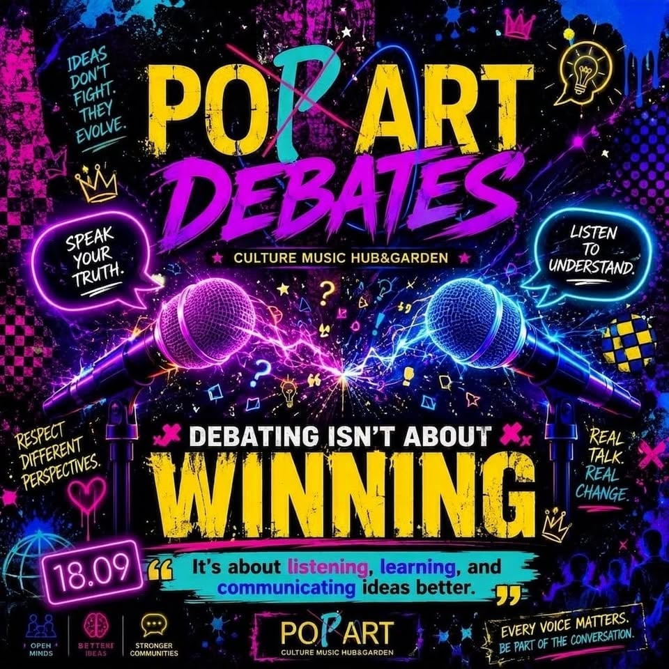 Плакат: DEBATES NIGHT