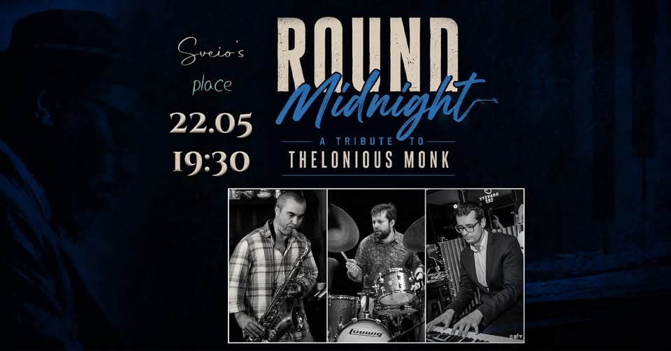 Плакат: ROUND MIDNIGHT: A Tribute to Thelonious Monk @Monroe