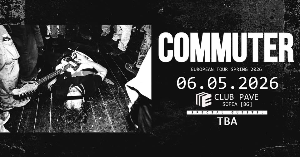 Плакат: commuter (GR) Live at Club Pave