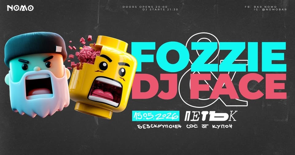 Плакат: Fozzie & DJ Face @ Bar NOMO