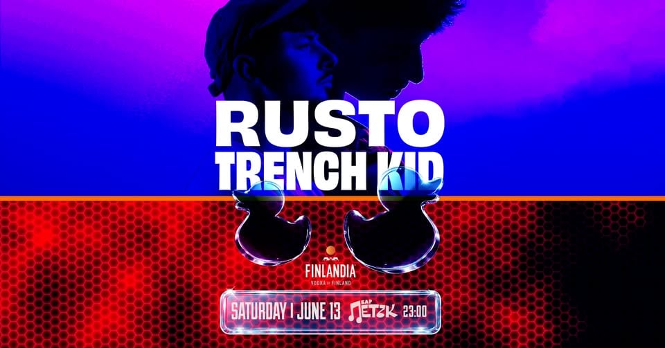 Плакат: RUSTO x TRENCH KID - Бар Петък - 13.06.2026