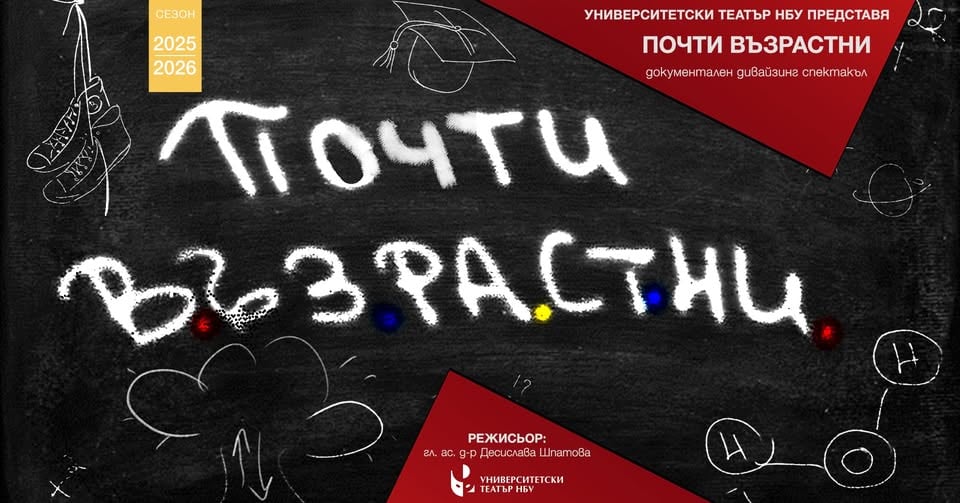 Плакат: „Почти възрастни“ - документален дивайзинг спектакъл