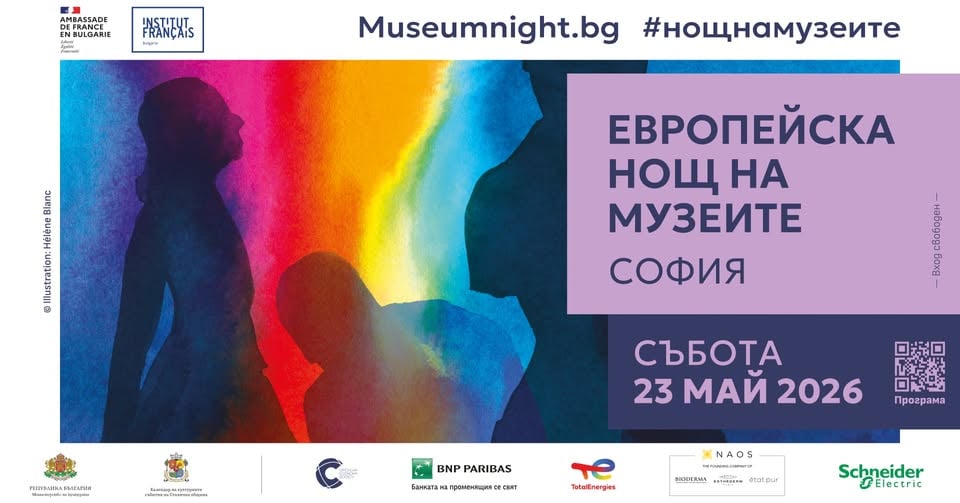 Плакат: Европейска нощ на музеите - София 2026