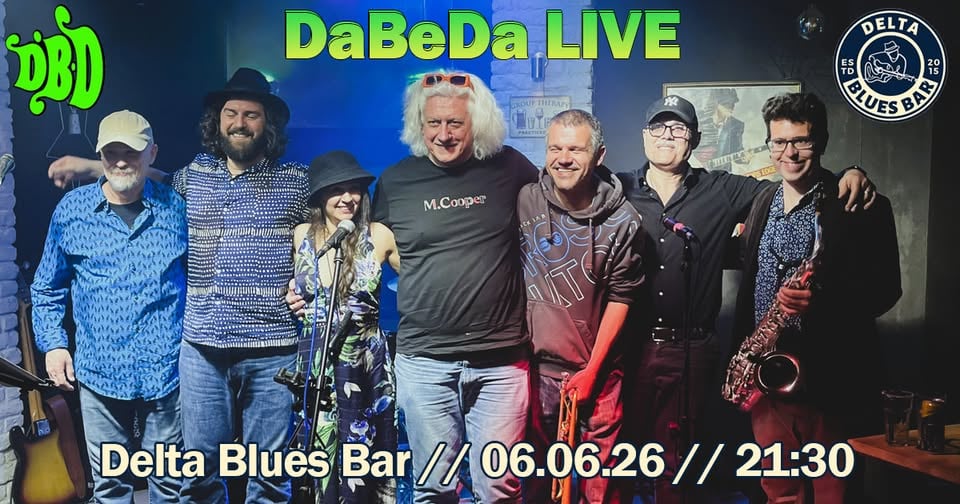 Плакат: DaBeDa LIVE at Delta Blues Bar