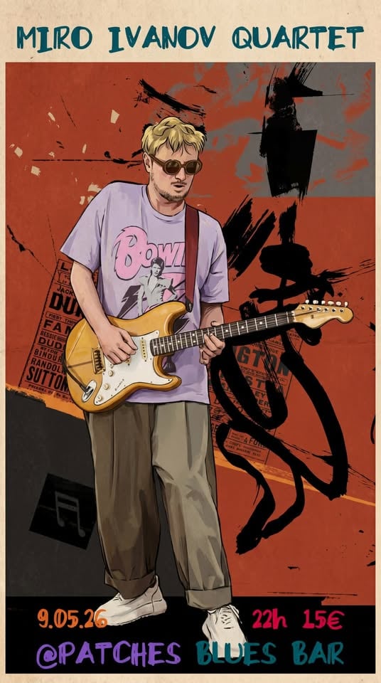 Плакат: Miro Ivanov Quartet @ Patches Blues Bar