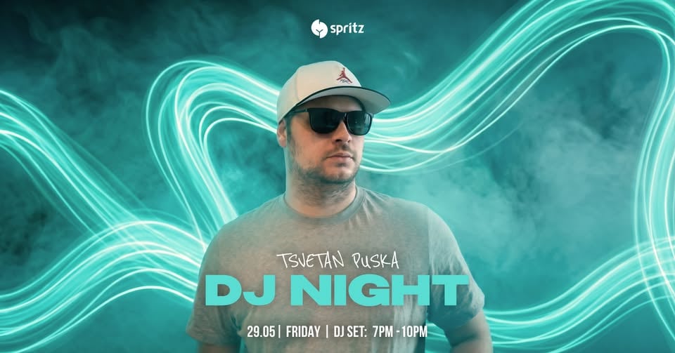 Плакат: TSVETAN PUSKA | DJ NIGHT at Spritz | 29.05
