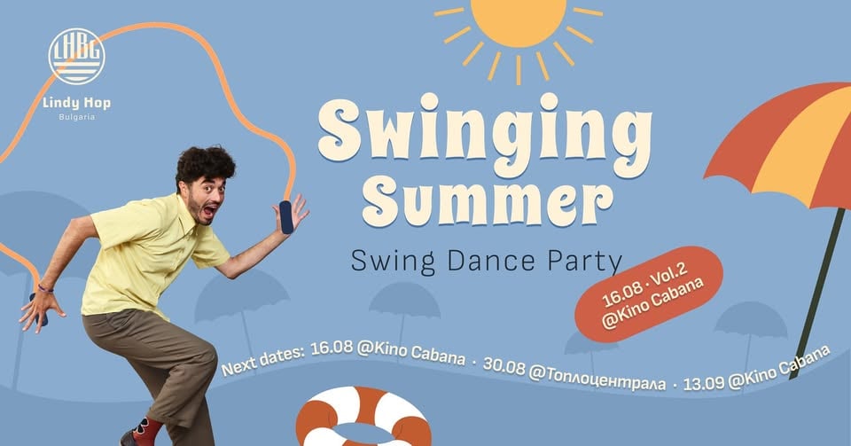 Плакат: Swinging Summer Vol.2 | Swing Dance Party | Kino Cabana