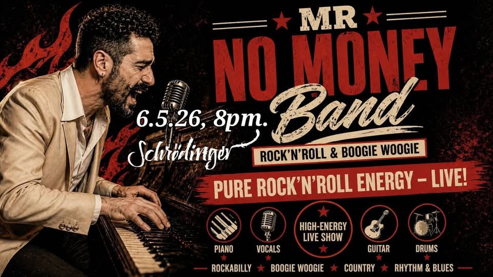 Плакат: MR. NO MONEY BAND- 🔥Hot '50ies Music from ITALY🇮🇹