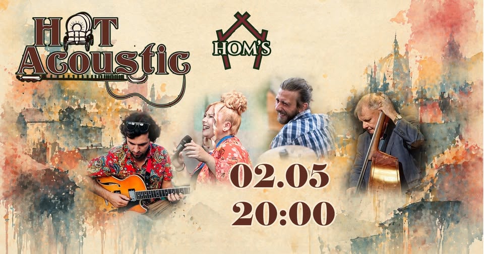 Плакат: HotAcoustic w/ Veleka @ HOM'S