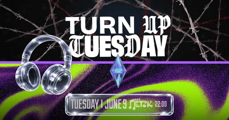 Плакат: TURN UP TUESDAY - Бар Петък - 09.06.2026