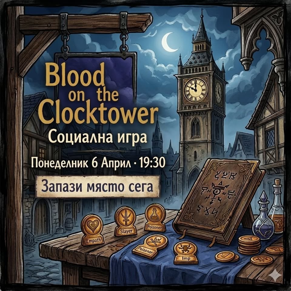 Плакат: Blood on the Clocktower