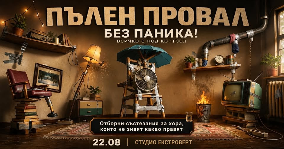 Плакат: Пълен провал | Без паника! Всичко е под контрол
